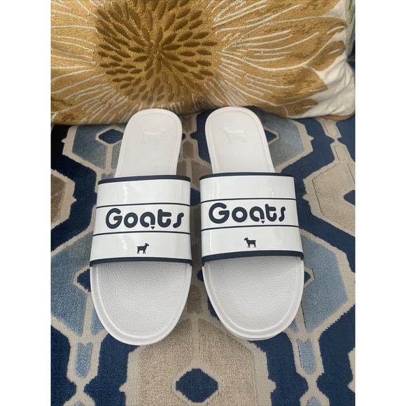 GOATS Black/White Comfortable Slip On Slide Sz Kids 1Y EU 33 New Nordstrom - Picture 1 of 6
